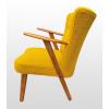Yellow Boucle Wool Chair